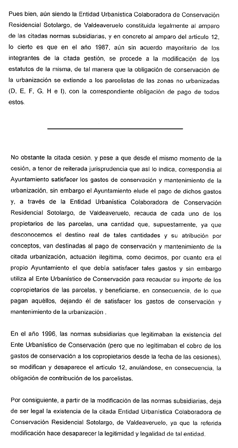 Relación fáctica de los hechos