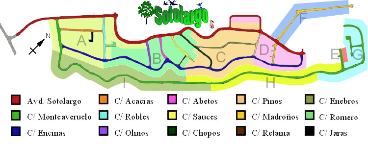 Callejero de Sotolargo